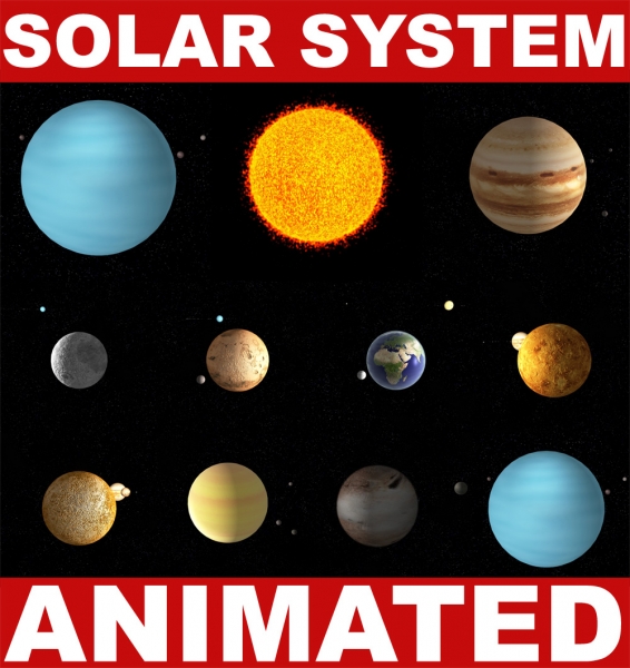 3d Solar System Model7