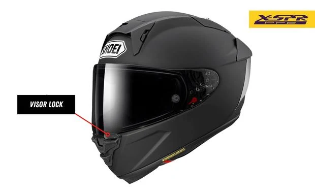 Shoei X-Spr Pro polos hitam doff