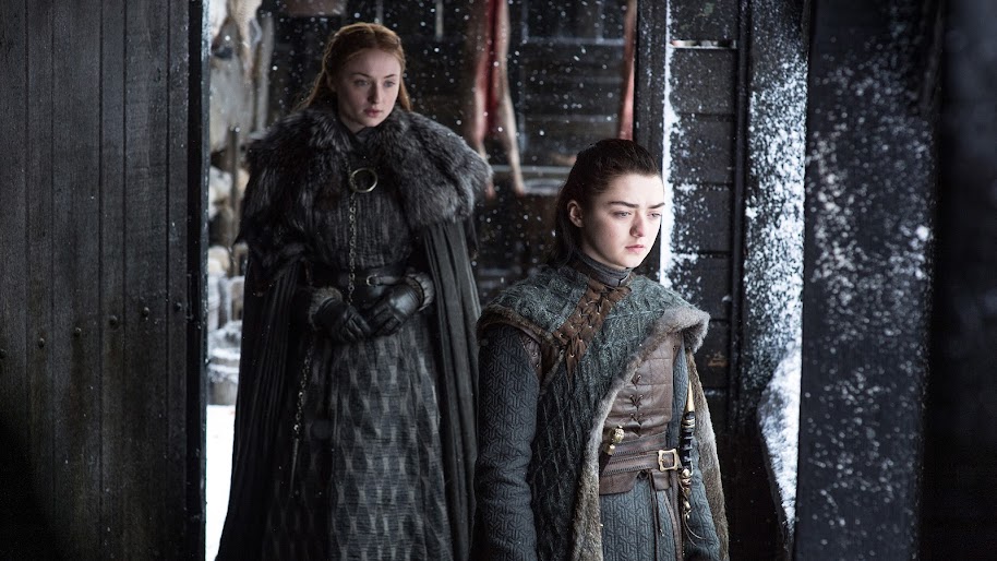 Arya Stark And Sansa Stark Game Of Thrones Season 8 4k Wallpaper 92