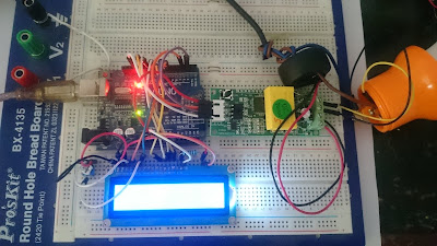 Arduino 220V AC Power meter using PZEM004T