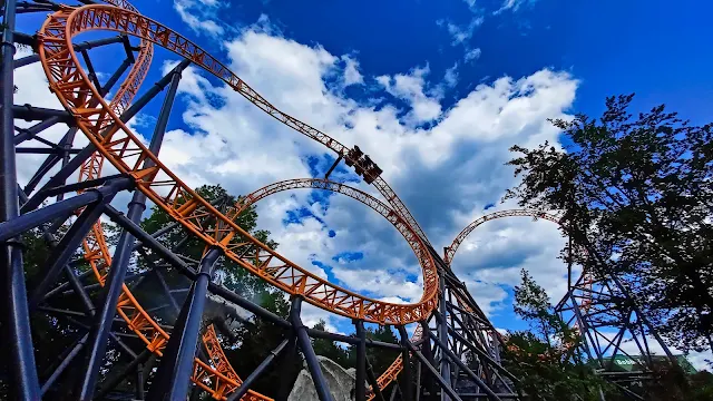 Fury roller coaster in Bobbejaanland