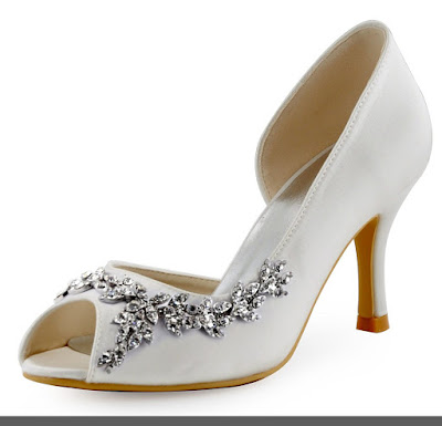 cream wedding shoes