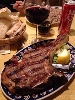 Bisteca fiorentina em Siena