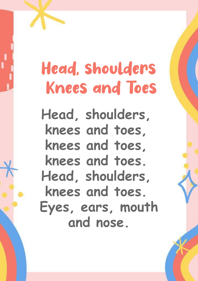 Body Parts Song for kids