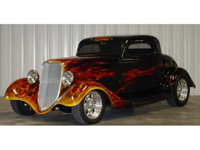 Fire Painting Hot Rod