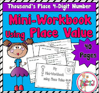 Mini Workbook using 4 Digit Numbers