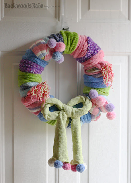 sweater wreath