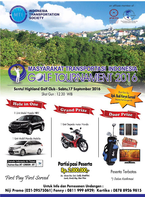 Masyarakat Transportasi Indonesia - Golf Tournament 2016