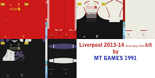 Liverpool 2013-14 Player Kits By MT GAMES 1991