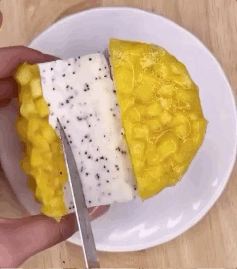 Манговый ПП десерт с творогом