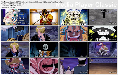 Download Film One Piece Episode 367 (One Down! Hissatsu Gabungan Kelompok Topi Jerami!) Bahasa Indonesia
