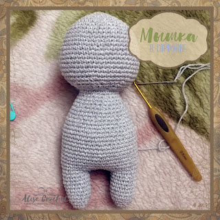 crochet вязаная крючком мышка в сарафане #мышка_от_иришки #мышка #mouse #amigurumi #toy