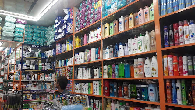 Some Products are showing in the chemist.