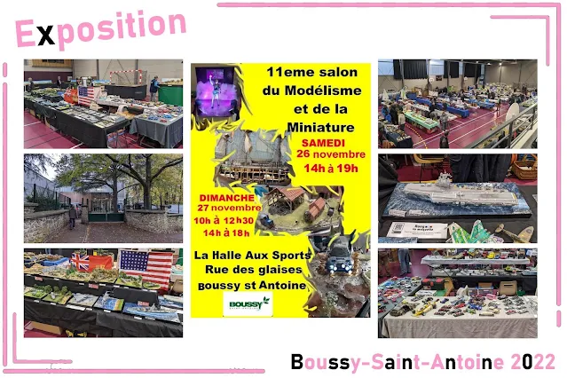 Exposition maquette, Boussy-Saint-Antoine 2022. Exposition maquette, Boussy-Saint-Antoine 2022.