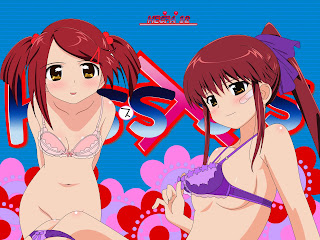 kiss x sis ova anime wallpaper ako riko oneechan girl hot