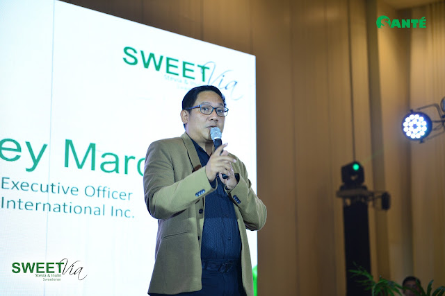 The CEO of SANTE INTERNATIONAL, Mr. Joey Marcelo