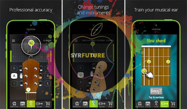 لقطات شاشة GuitarTuna iPhone و iPad