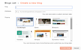 Blog on Blogger