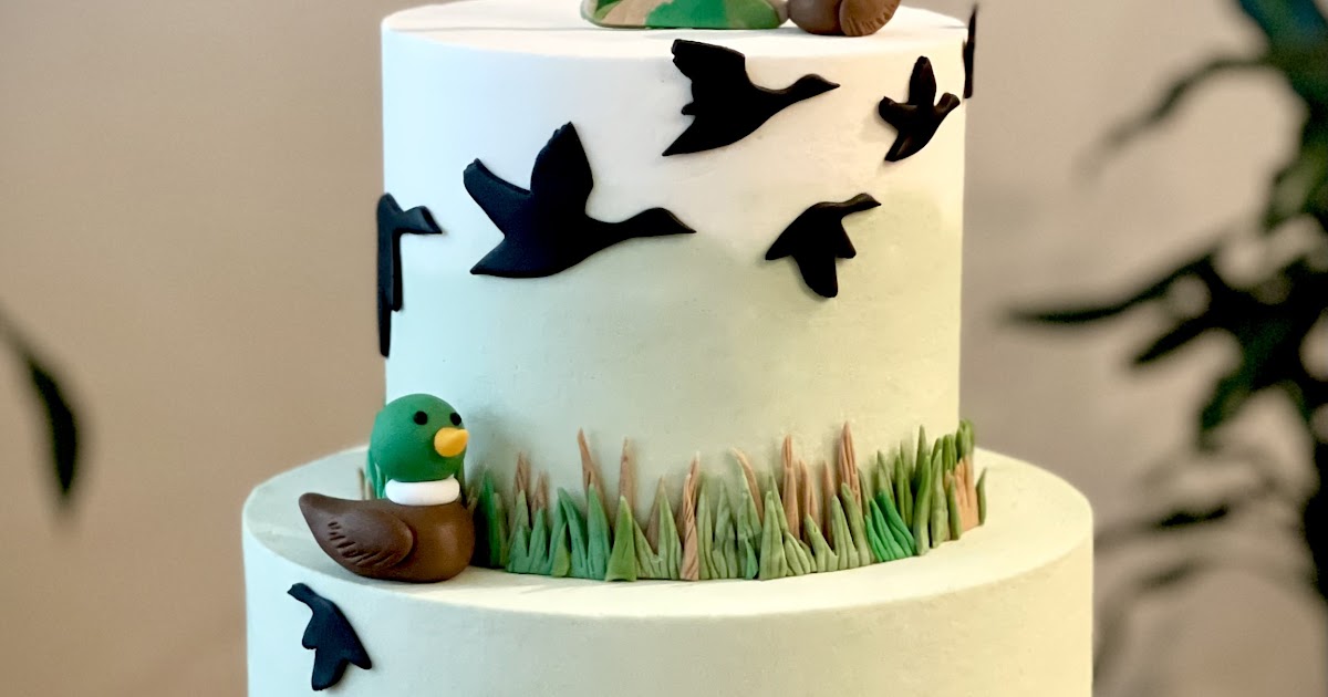 The Bake More: Duck Hunting Cake for 1st Birthday