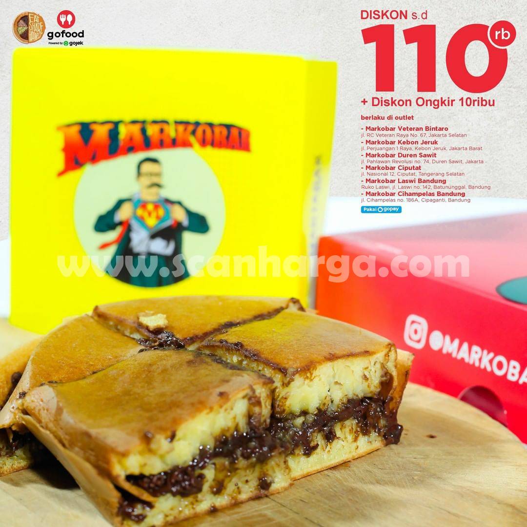 MARKOBAR Promo DISKON Rp. 110.000 via GOFOOD