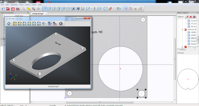 Screenshot Front Panel Designer (3D View) 