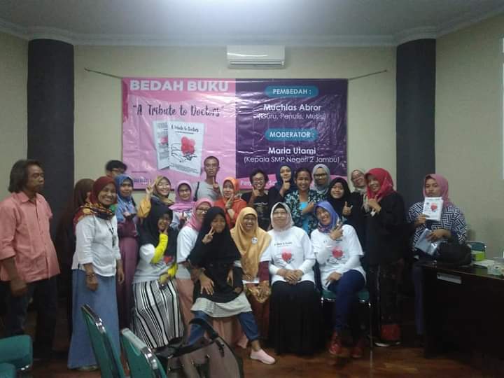 Keseruan acara bedah buku A Tribute to Doctors