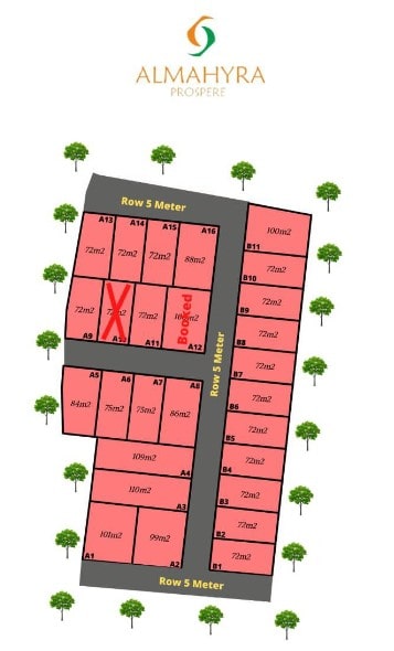 Perumahan Almahyra Santika Cihanjuang Bandung Barat siteplan