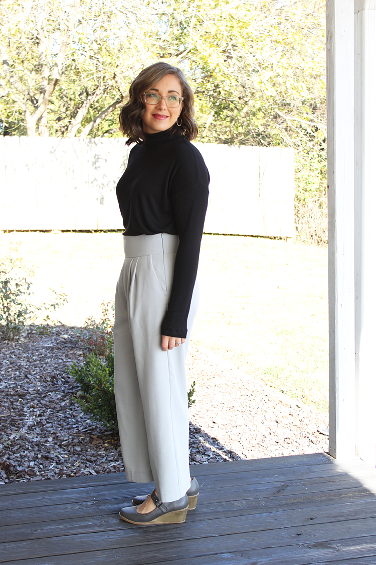 Paloma Pants + Monroe Turtleneck // Sewing For Women