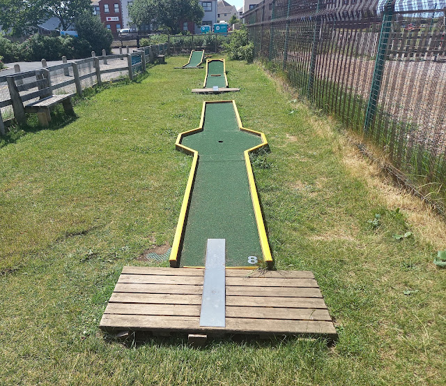 Crazy Golf at the Lake District Coast Aquarium in Maryport