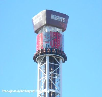 Hershey Triple Tower Thrill Ride at Hersheypark