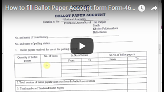 How to fill Form-46 ECP