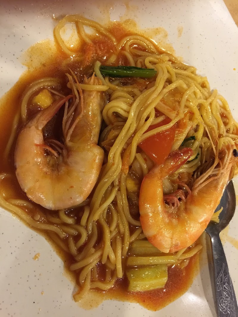 Makan Mee Udang di Ilyana Cafe, Teluk Kumbar Pulau Pinang