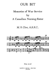 Doing Our Bit : Memories of War Service By a Canadian Nursing Sister