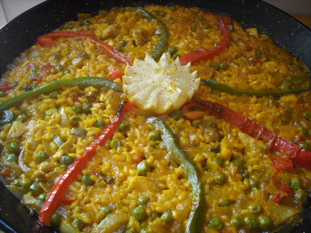 ARROZ CON POLLO Y VERDURAS