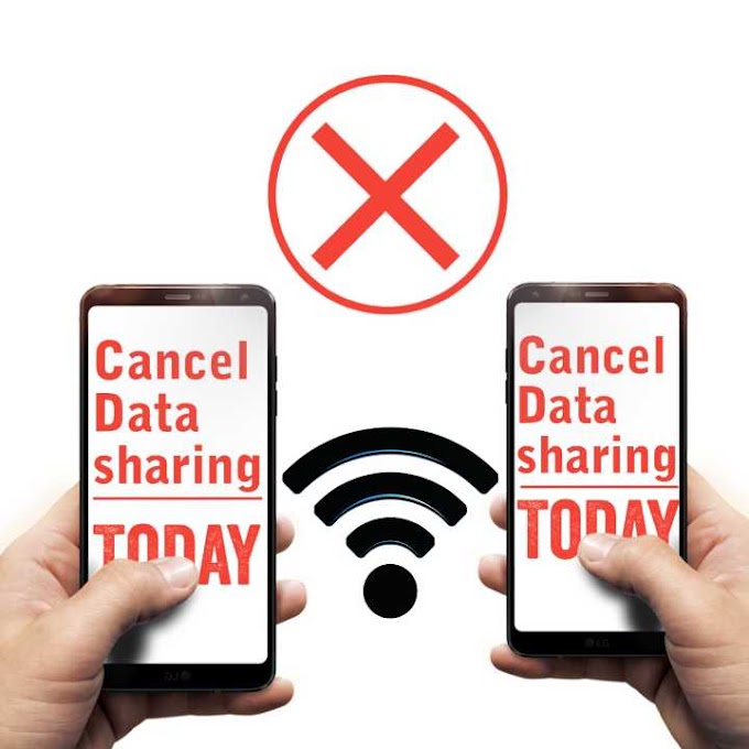How to stop share data on Glo Network