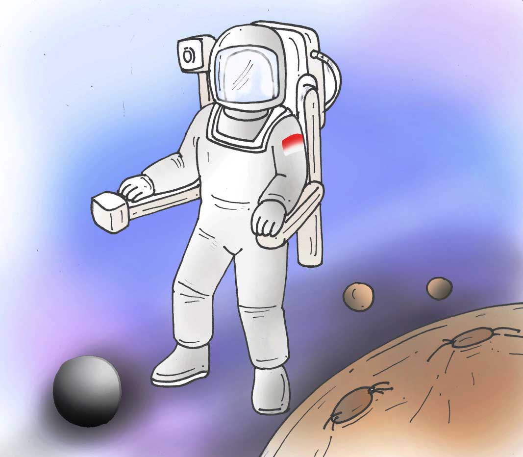 Gambar Kartun Astronot Terbaru Wallpaper