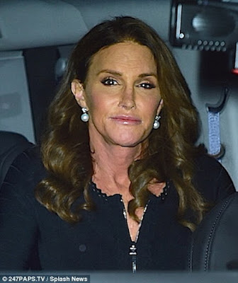 Caitlyn Jenner parties the Night away in New York in skin tight black dress!