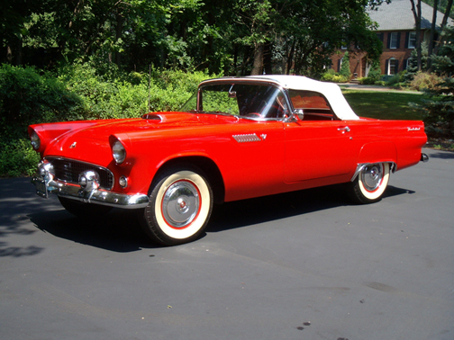 A 1955 Ford T-bird is a name