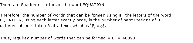 Solutions Class 11 Maths Chapter-7 (Permutation and Combinations)