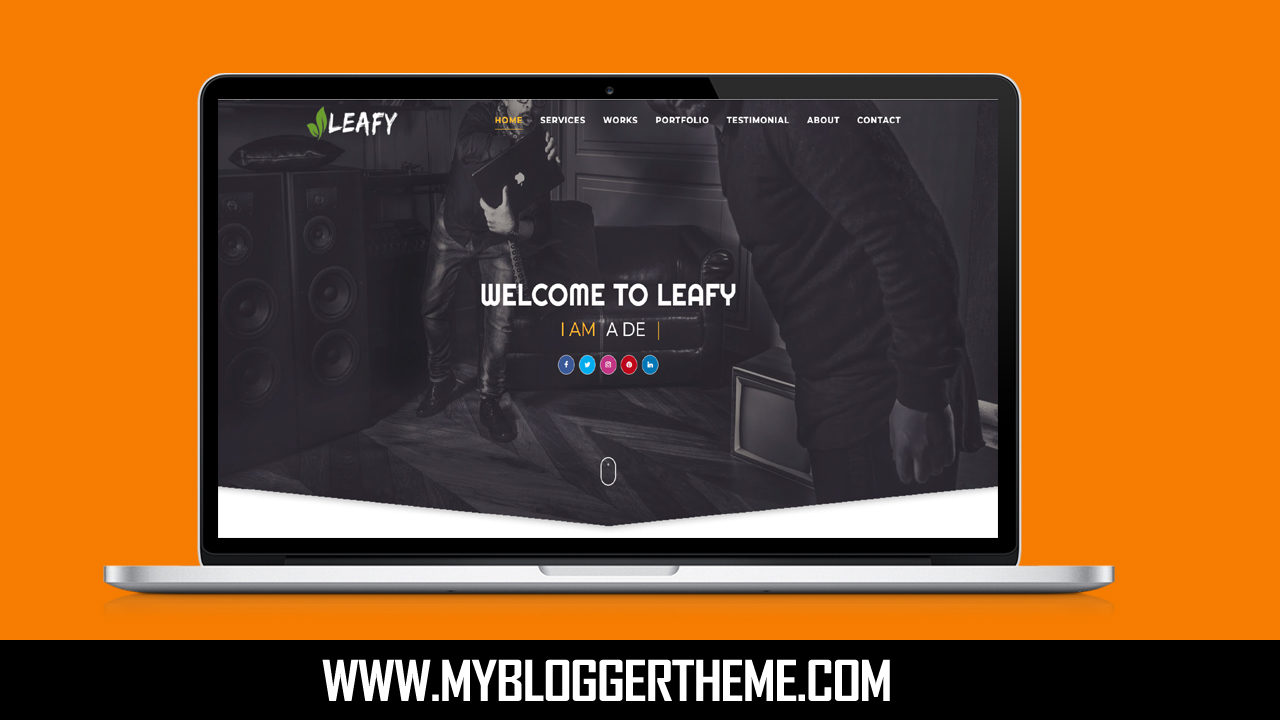 Leafy Best Free Blogger Templates