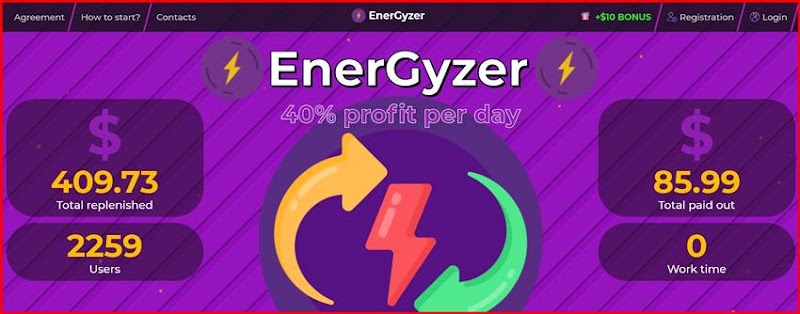 Мошеннический сайт ener-gyzer.pro – Отзывы, развод, платит или лохотрон? Мошенники EnerGyzer