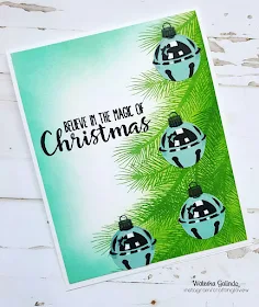 Sunny Studio Stamps: Holiday Style Christmas Card by Waleska Galindo