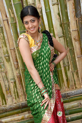 Actress Praneetha Half Saree Photos