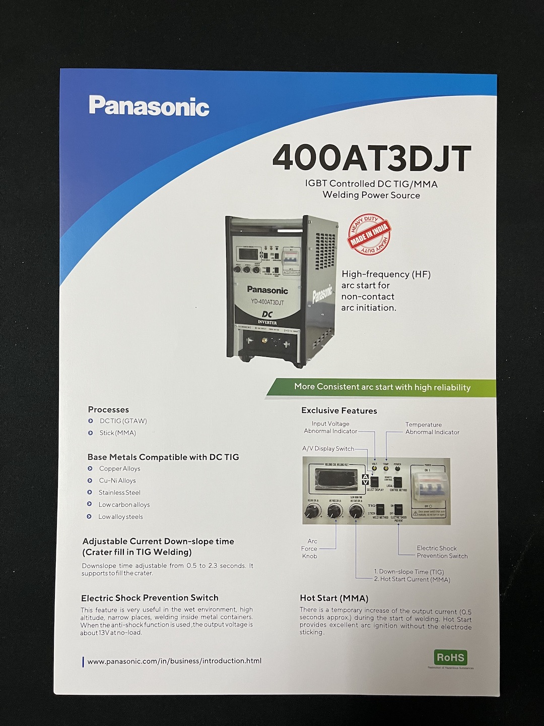 Panasonic TIG Welding Machine 4