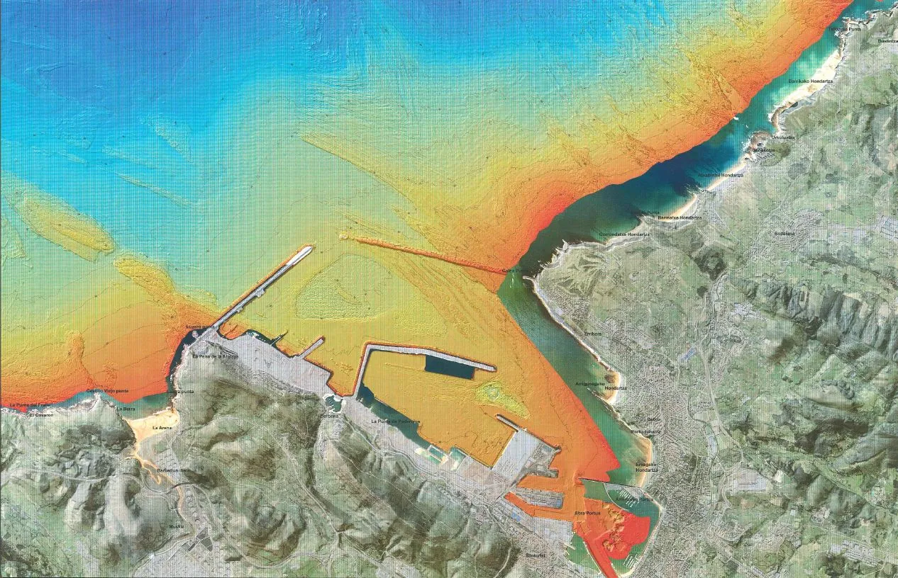 mapa barimetria puerto bilbao abra