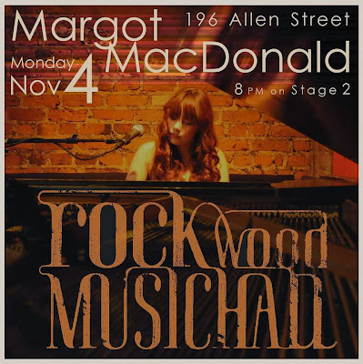 Margot MacDonald will release Canvas @ Rockwood Music Hall Nov 4th @ 8PM