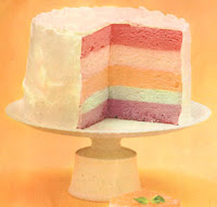 Example of multiple layer jello cake