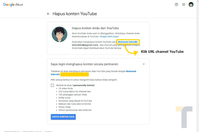 Cara Mengetahui URL YouTube yang Ditangguhkan
