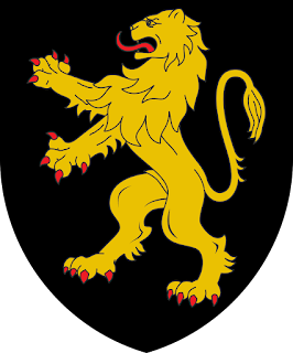 Armas ducais de Brabante, hoje reais da Bélgica: de negro com um leão de ouro, armado e lampassado de vermelho. Atestadas desde 1195 (selo de Henrique I).