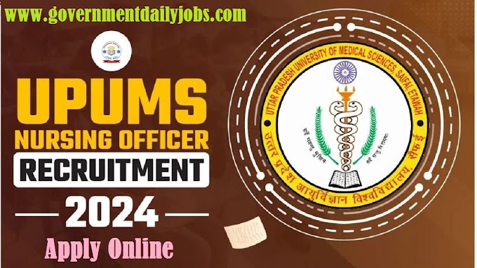 UPUMS NURSING OFFICER RECRUITMENT 2024: REGISTRATIONS FOR 535 POSTS UNDERWAY, APPLY BY MARCH 14